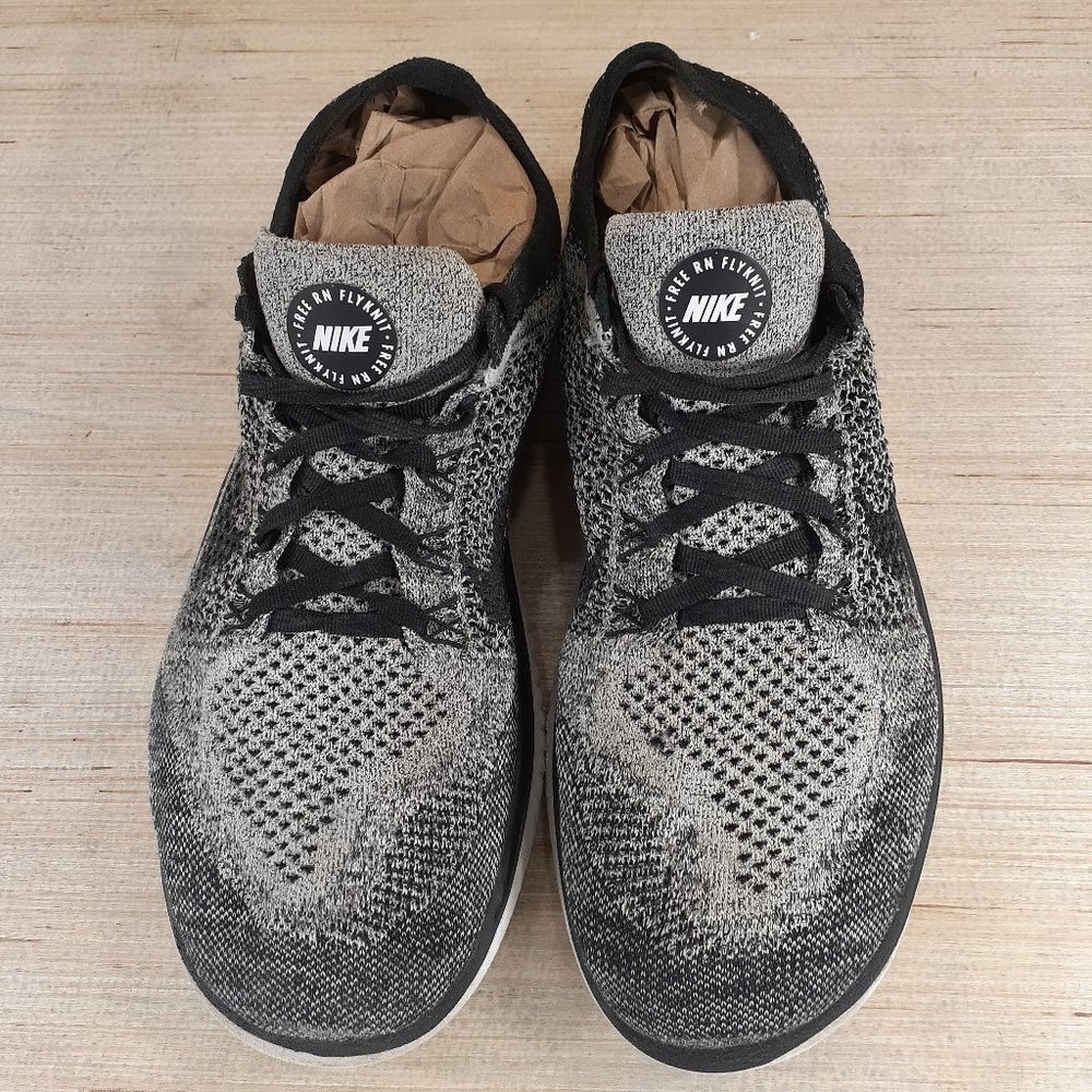 Nike Free Run Flyknit 2019 Men's Running Shoes Size 11.5 Grey 942838-101 - Picture 3 of 15
